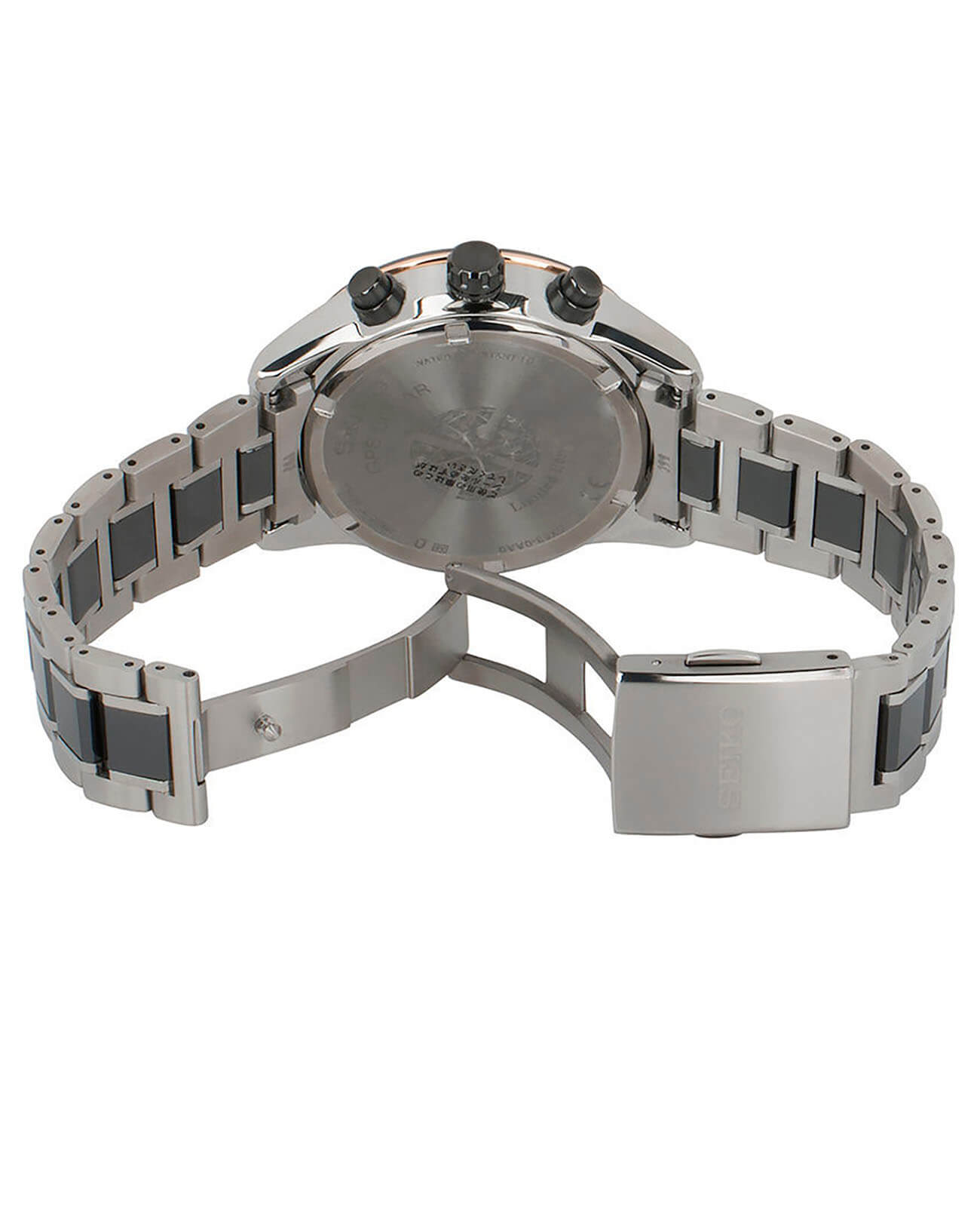 Seiko Seiko Astron GPS Solar SSH007J1 мужские часы черный циферблат на запястье