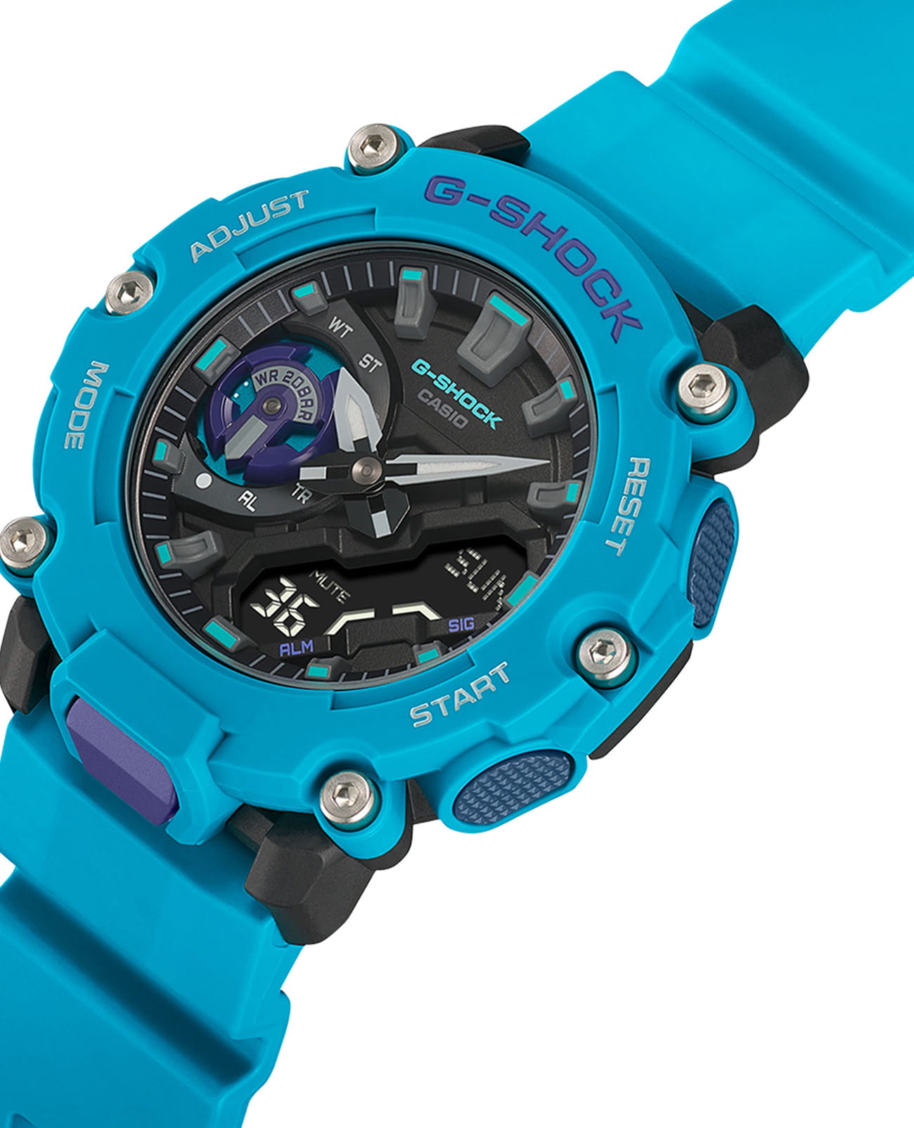 Casio Casio G-Shock GA-2200-2ADR (GA-2200-2A) GA — детали корпуса и полимер