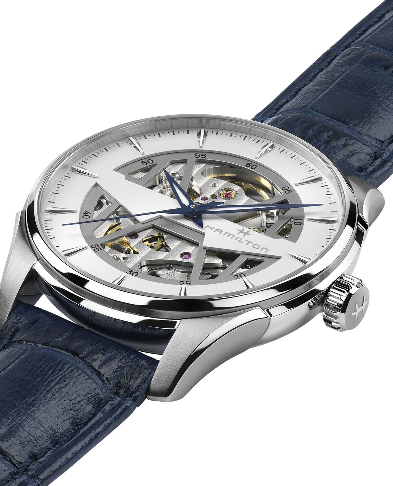 Hamilton Hamilton Jazzmaster Skeleton Auto H42535610 , наручные мужские часы фото под углом