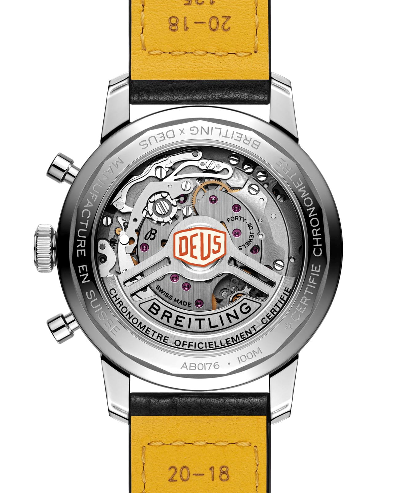 Оригинальные часы Breitling Breitling Top Time B01 Deus AB01765A1B1X1 механические калибр механизма мануфактурный механизм breitling caliber b01 общий вид