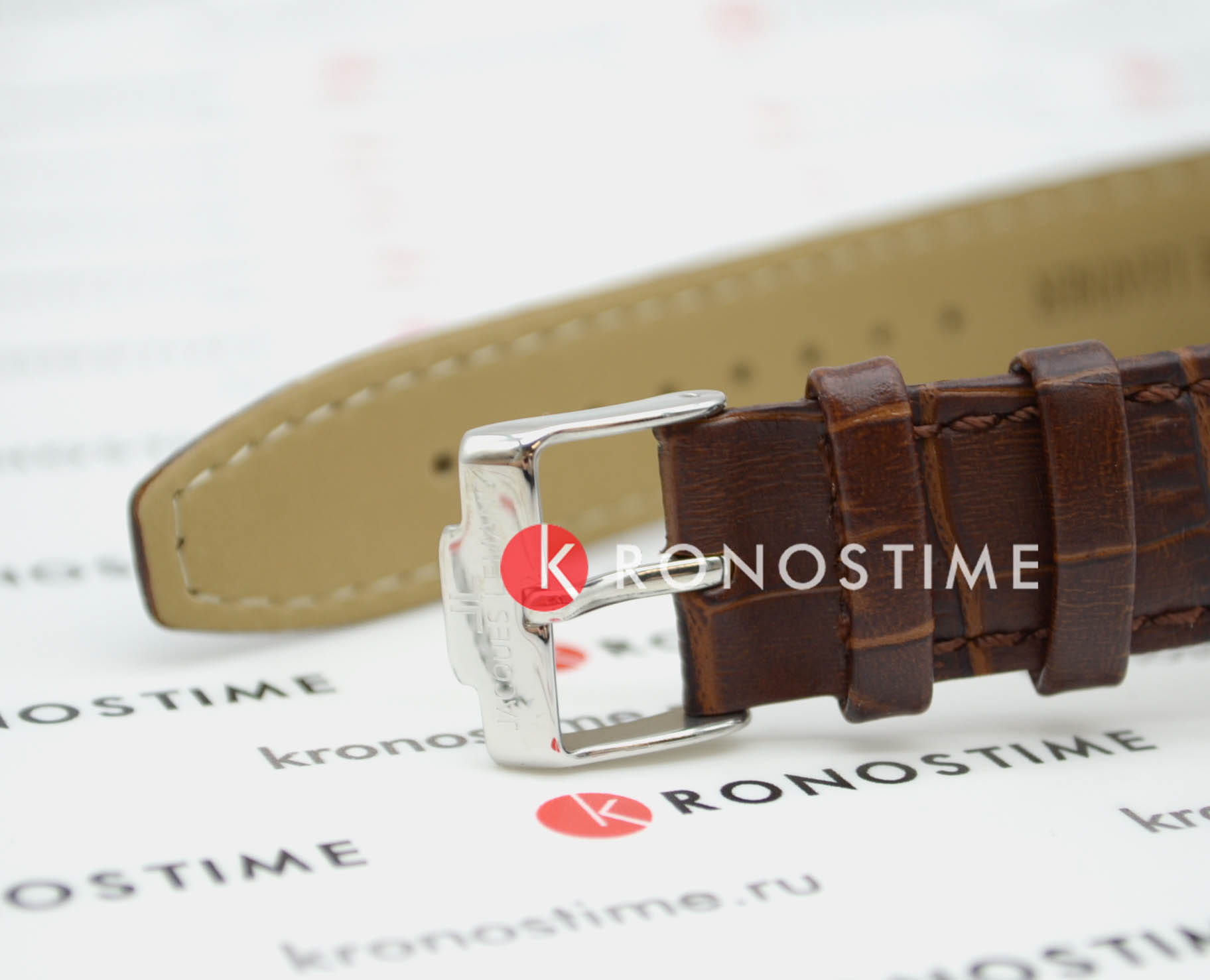 Jacques Lemans Jacques Lemans Classic 1-1859B  — детали корпуса и кожаный