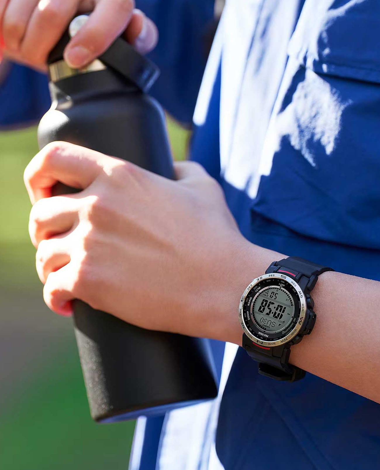 Casio Casio Pro Trek PRW-35-1ADR (PRW-35-1A) PRW, наручные мужские часы фото под углом