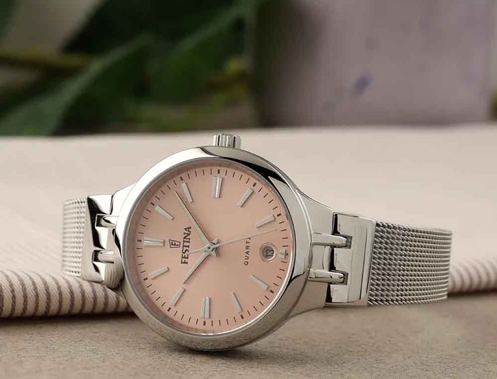 Festina Festina Mademoiselle F20712/3,  испания женские часы на браслете нержавеющая сталь 316l боковой вид