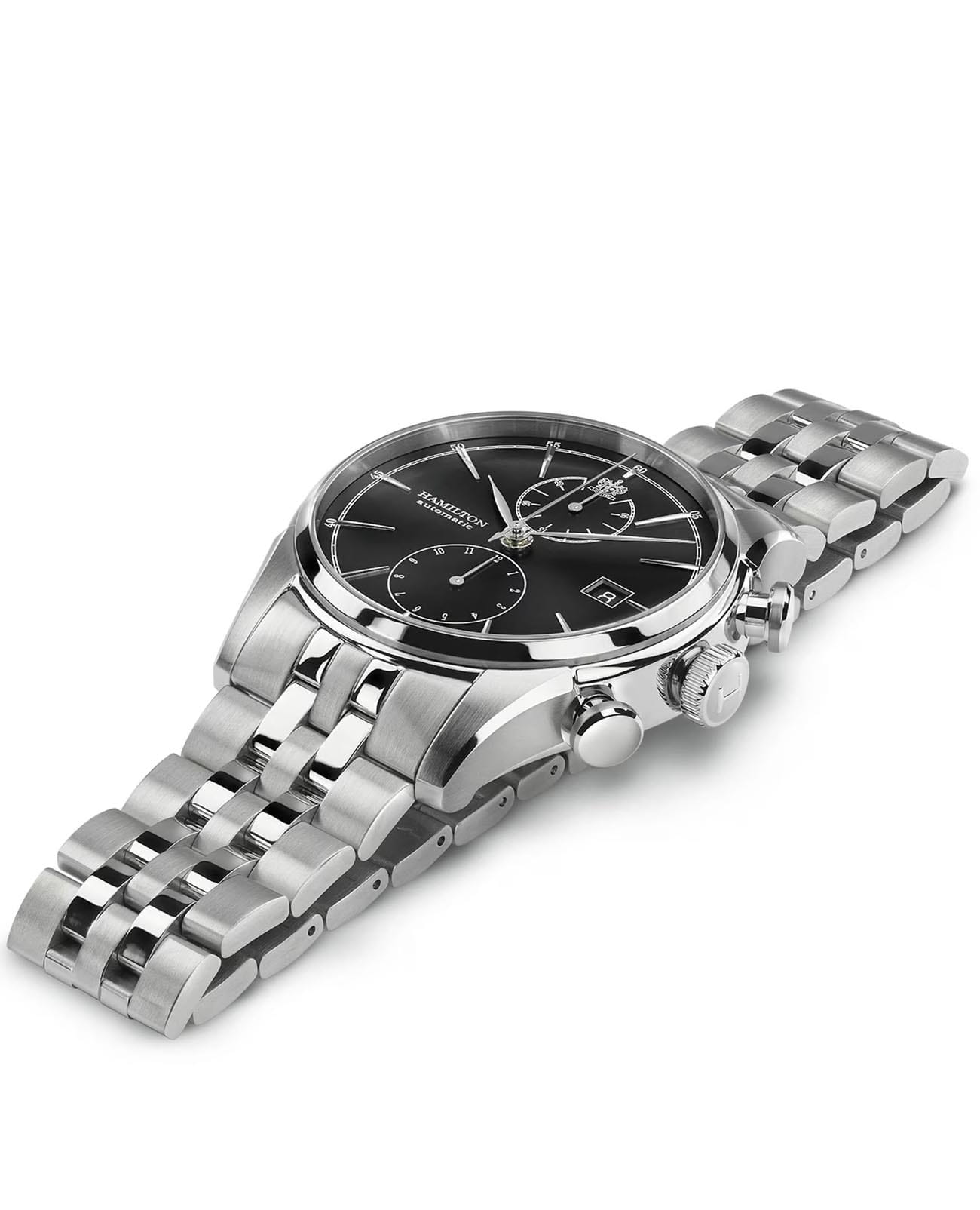 Hamilton Hamilton American Classic Spirit of Liberty Auto Chrono H32416131, american classic швейцария мужские часы на браслете нержавеющая сталь боковой вид