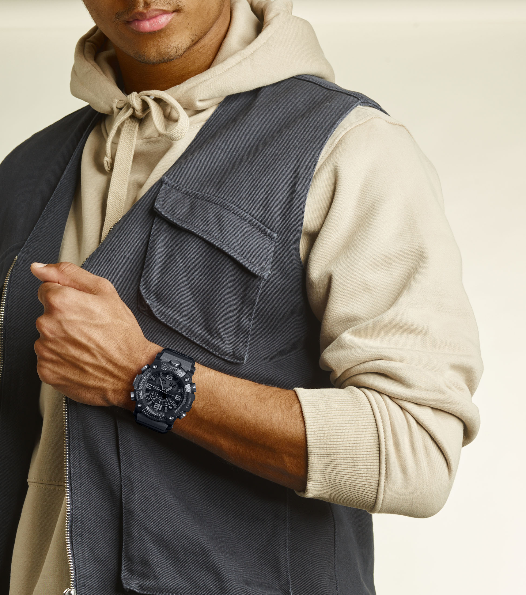 Оригинальные часы Casio Casio G-Shock GG-B100-8A электронные калибр механизма  общий вид