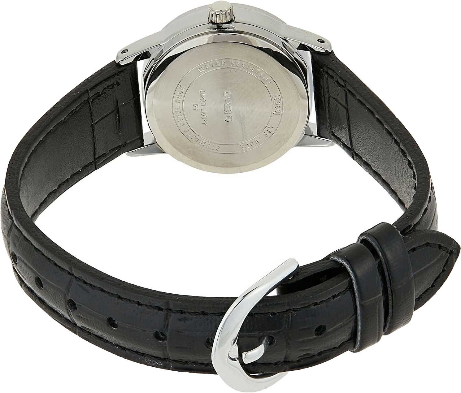 Casio Casio Collection LTP-V002L-1B3, ltp япония женские часы на браслете кожаный боковой вид