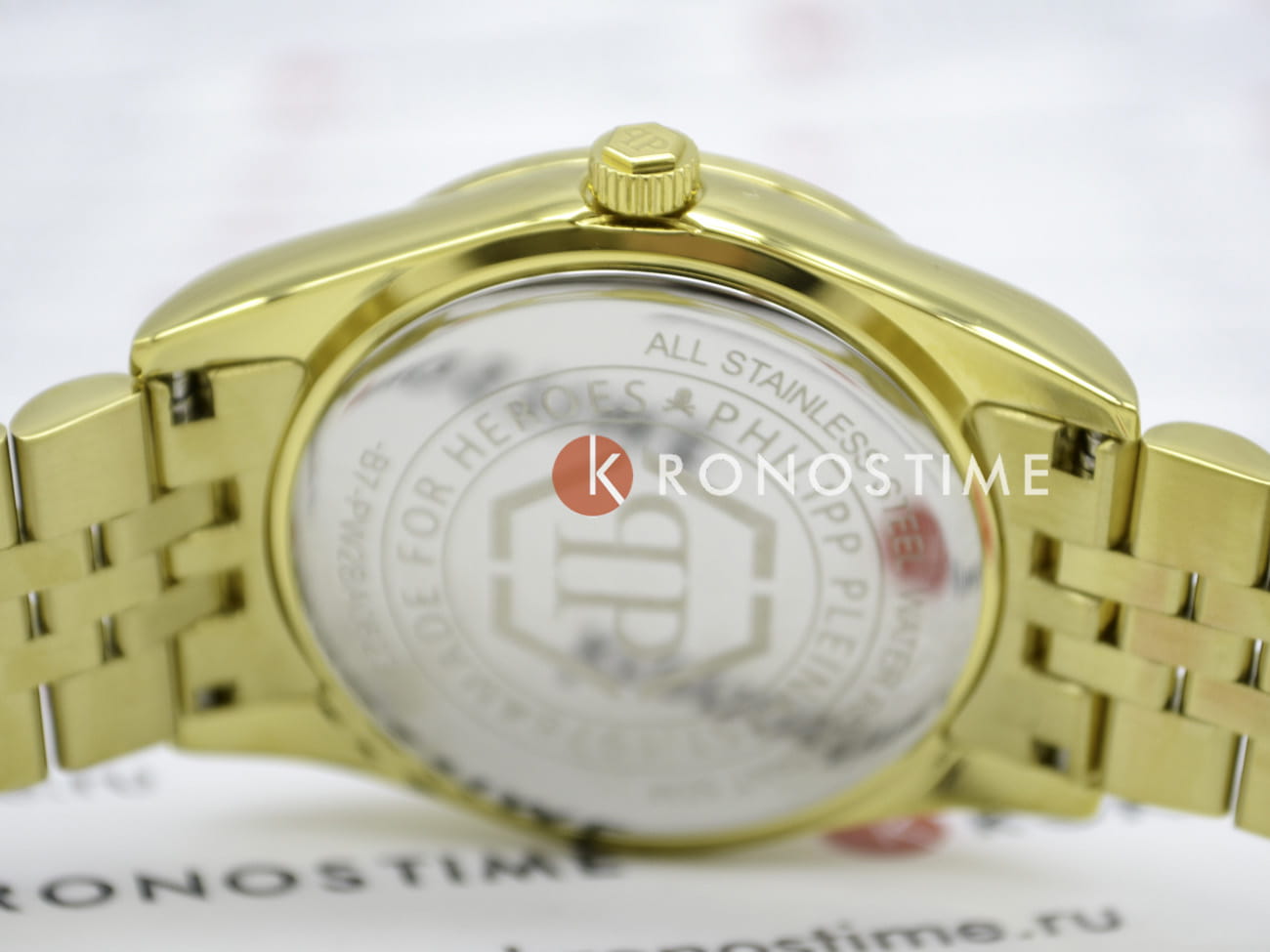 Philipp Plein PW2BA0623 женские часы застежка крупным планом