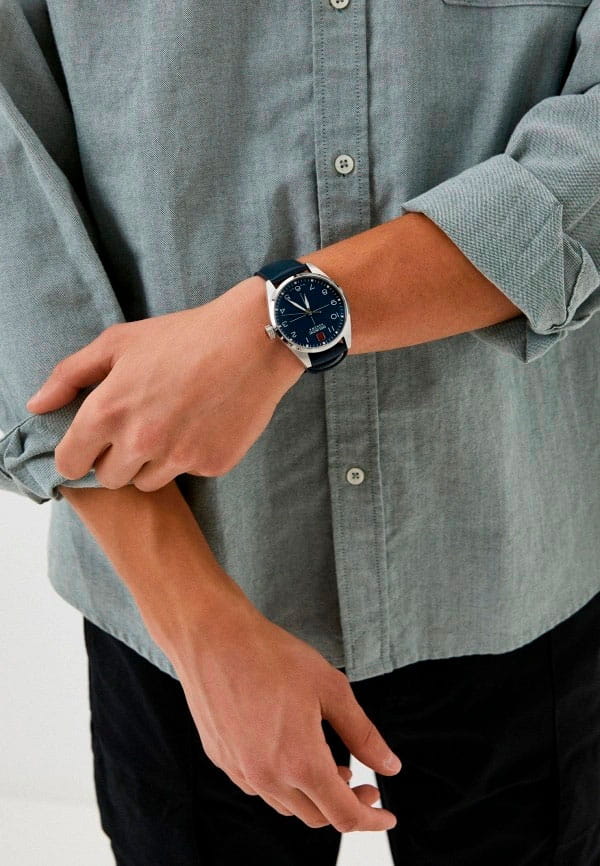 Swiss Military Hanowa Swiss Military Hanowa Driver SMWGA7000902  — детали корпуса и кожаный