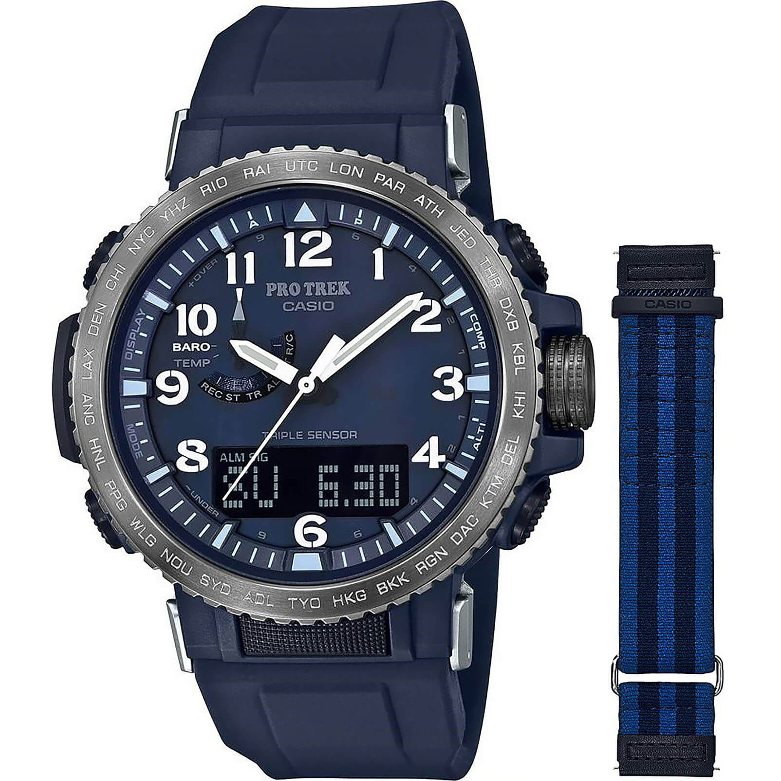 Оригинальные часы Casio Casio Pro Trek PRW-50YFE-2A кварцевые калибр механизма  общий вид