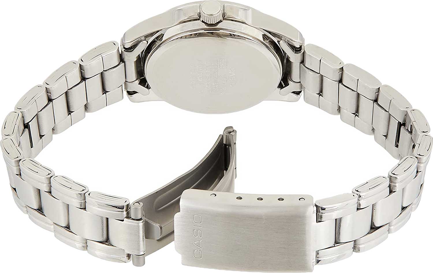 Casio Casio Collection LTP-1215A-1A2, ltp япония женские часы на браслете нержавеющая сталь боковой вид