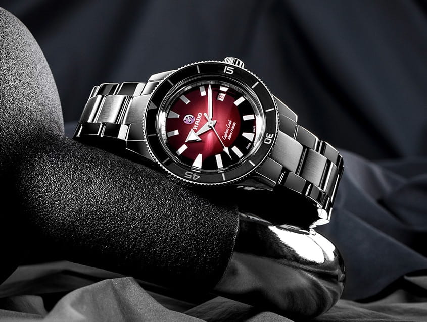 Оригинальные часы Rado Rado Captain Cook Automatic R32105353 механические калибр механизма eta c07.611 общий вид