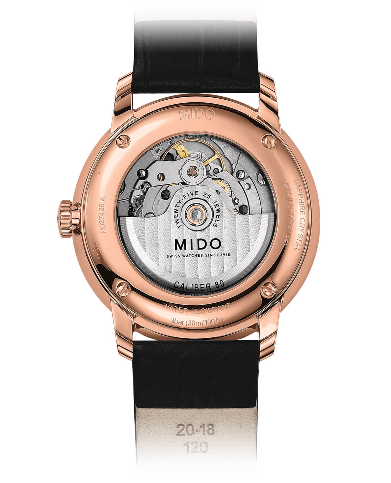 Mido Mido Baroncelli Big Date M027.426.36.018.00 , наручные мужские часы фото под углом