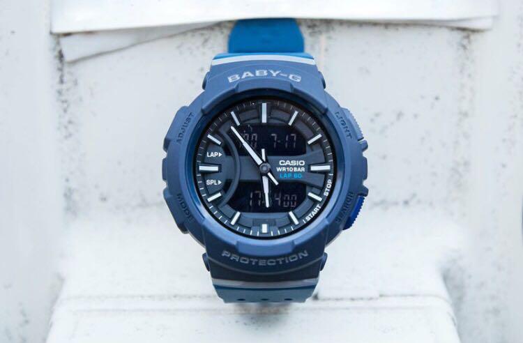 Casio Casio Baby-G BGA-240-2A1 кварцевые женские часы часы крупный план черный циферблата