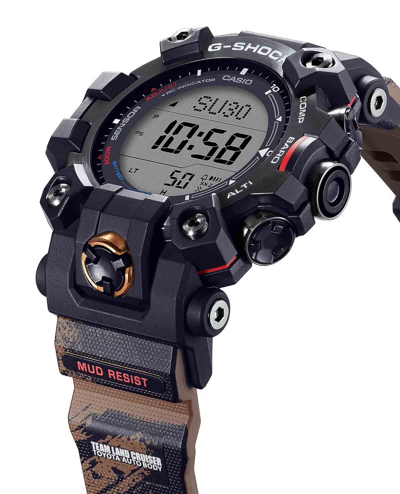 Оригинальные часы Casio Casio G-Shock GW-9500TLC-1DR электронные калибр механизма  общий вид