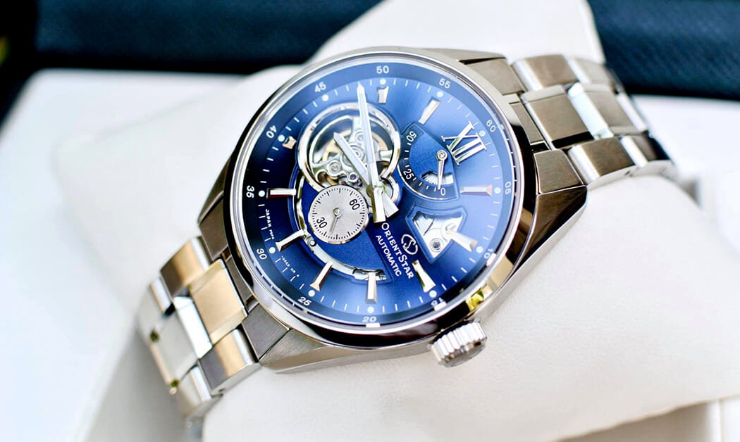 Orient Orient Star RE-AV0003L (RK-AV0003L)  — детали корпуса, циферблата и заводной головки
