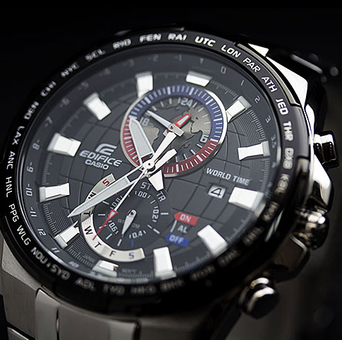 Casio Casio Edifice EFR-550L-1A EFR, наручные мужские часы фото под углом