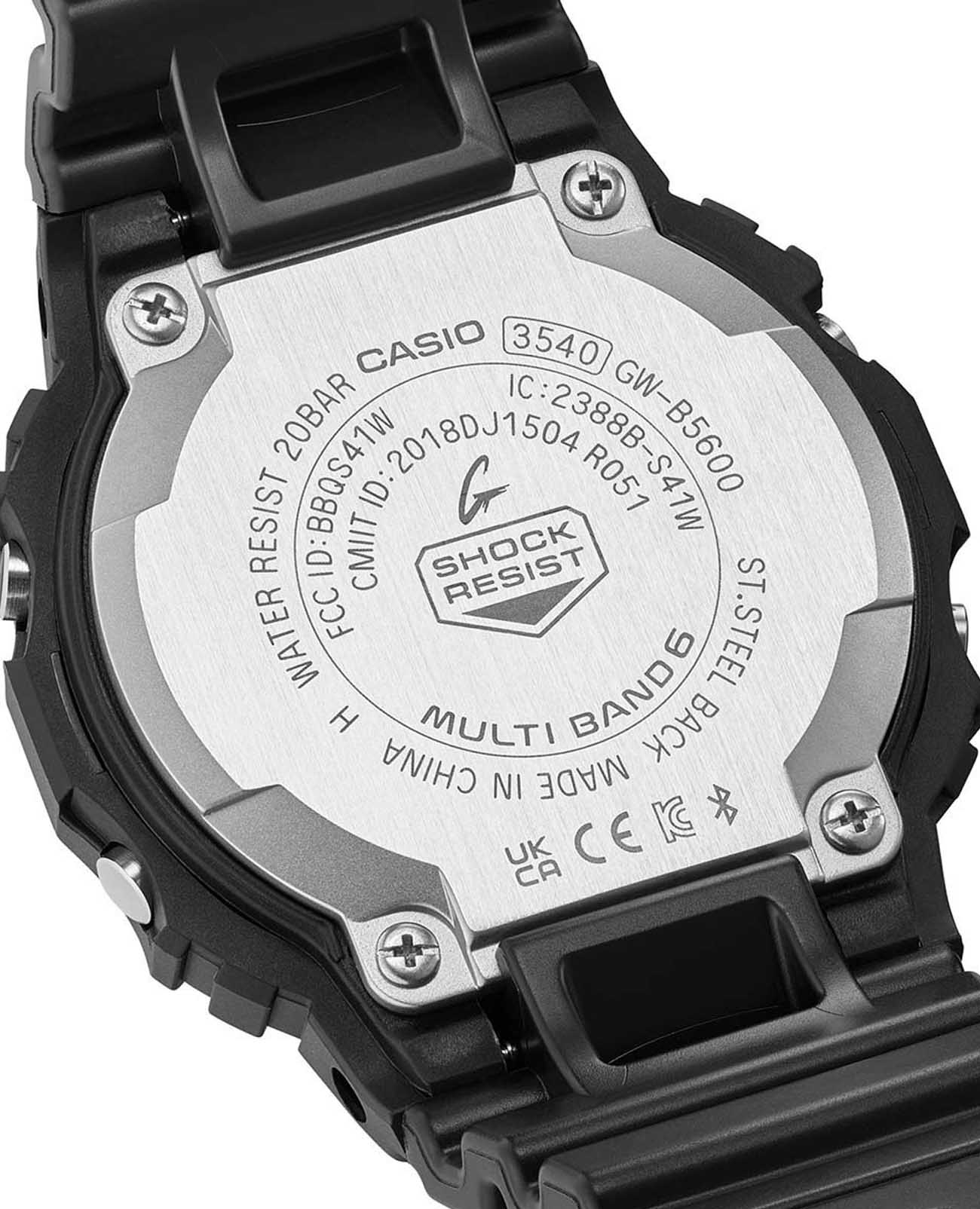 Casio Casio G-Shock GW-B5600CY-1DR (GW-B5600CY-1), g-shock япония мужские часы на браслете пластик боковой вид