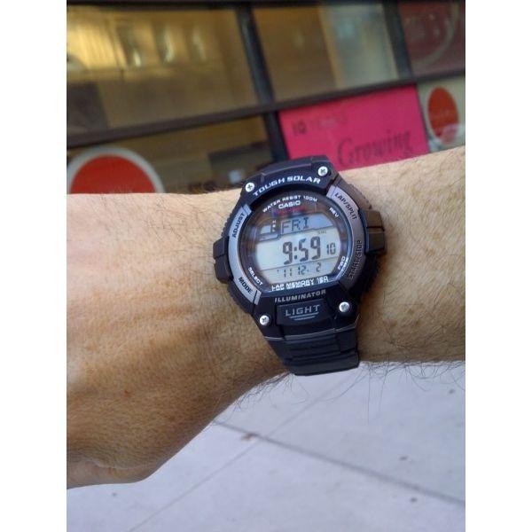 Casio Casio Illuminator W-S200H-1B, illuminator япония мужские часы на браслете каучук боковой вид
