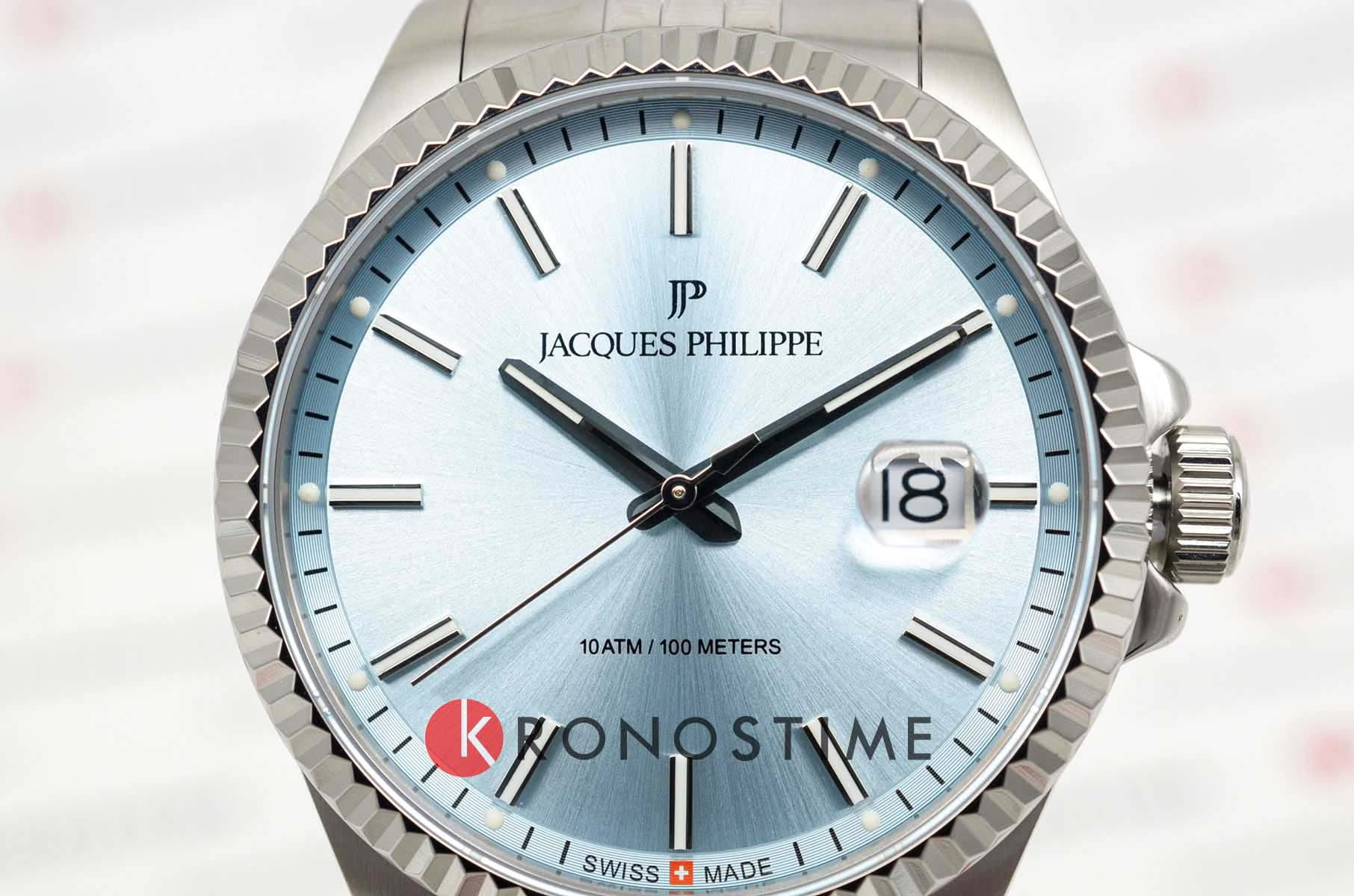 Jacques Philippe Jacques Philippe Adastra JPQGS5913X6LBV2 мужские часы голубой циферблат на запястье