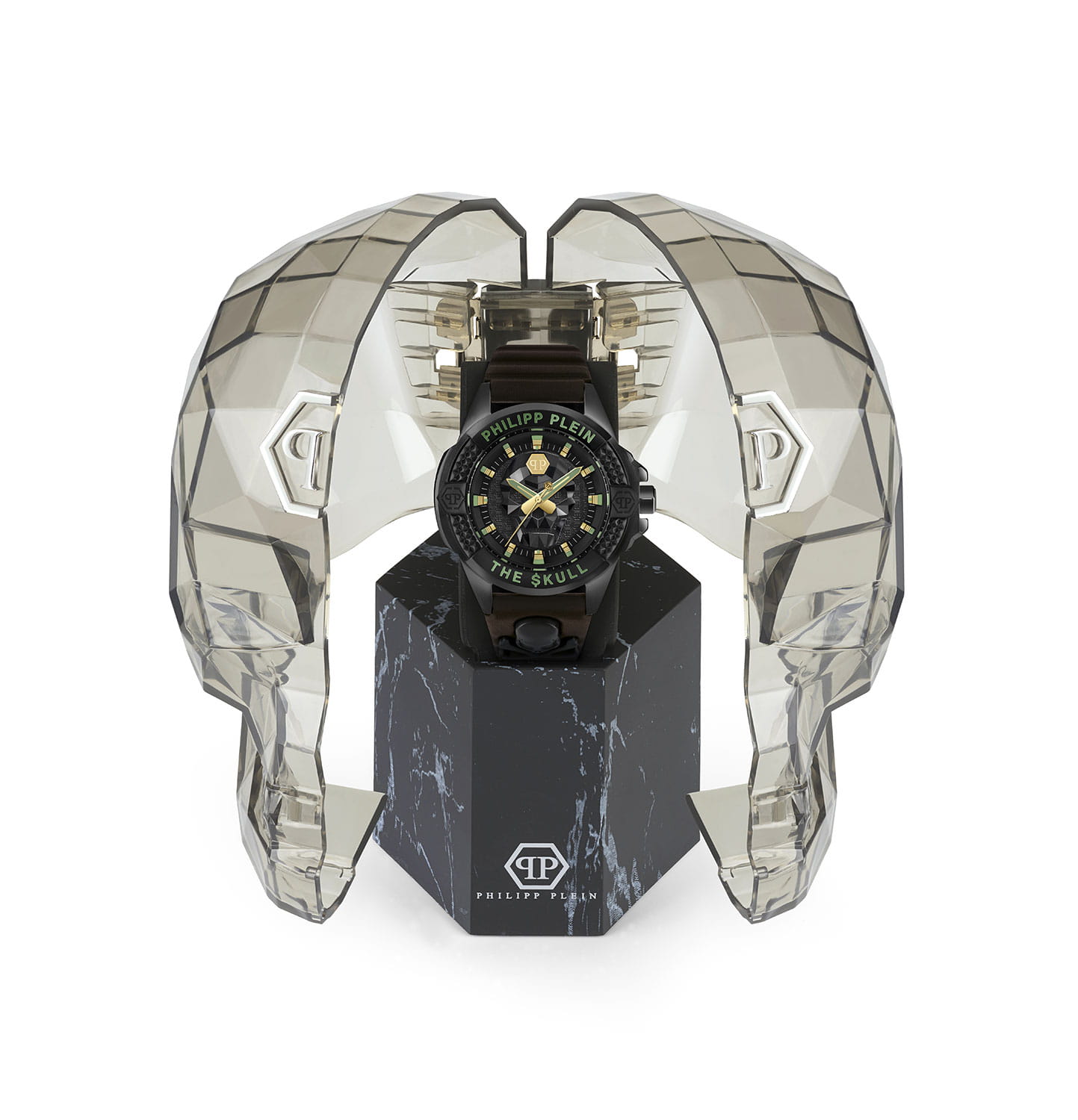 Philipp Plein Philipp Plein The Skull PWAAA0421 кварцевые часы с аксессуарами мужские часы модель PWAAA0421