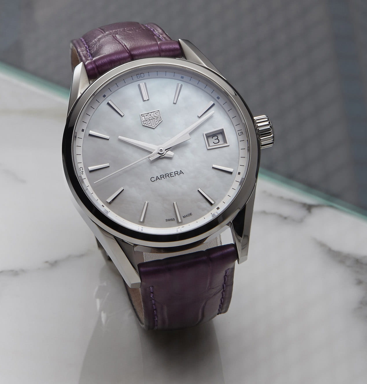 TAG Heuer TAG Heuer Carrera Lady WBK1311.FC8261 кварцевые часы с аксессуарами женские часы модель WBK1311.FC8261