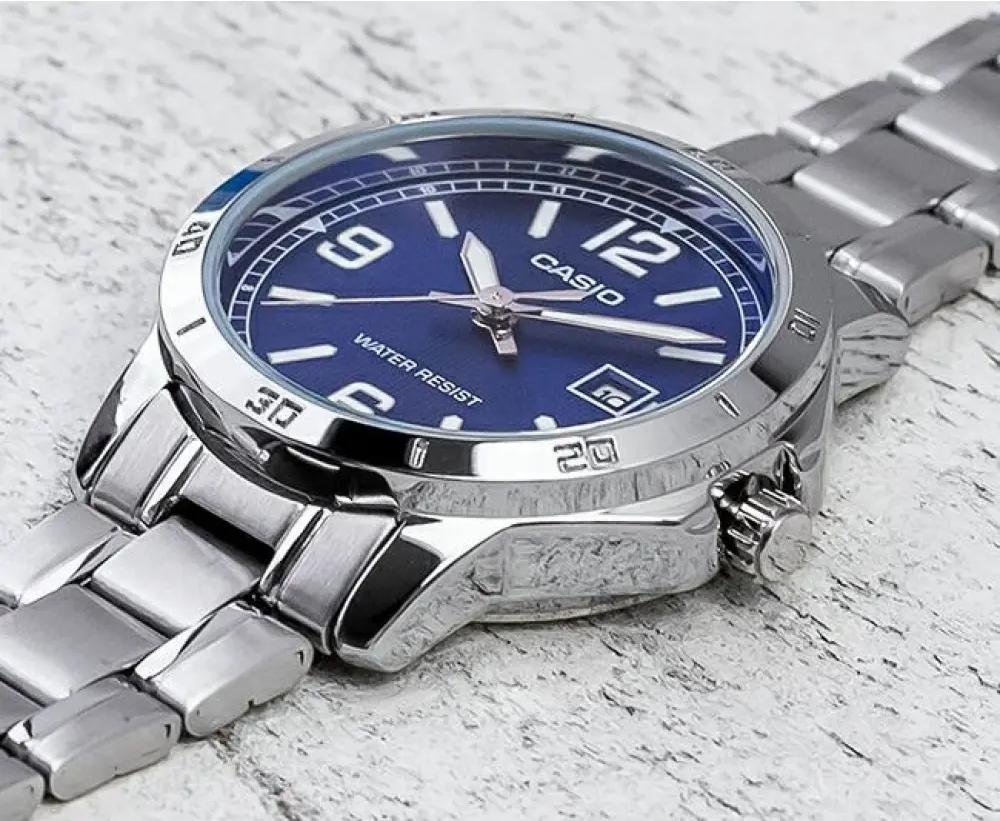 Casio Casio Collection LTP-V004D-2B, ltp япония женские часы на браслете нержавеющая сталь боковой вид