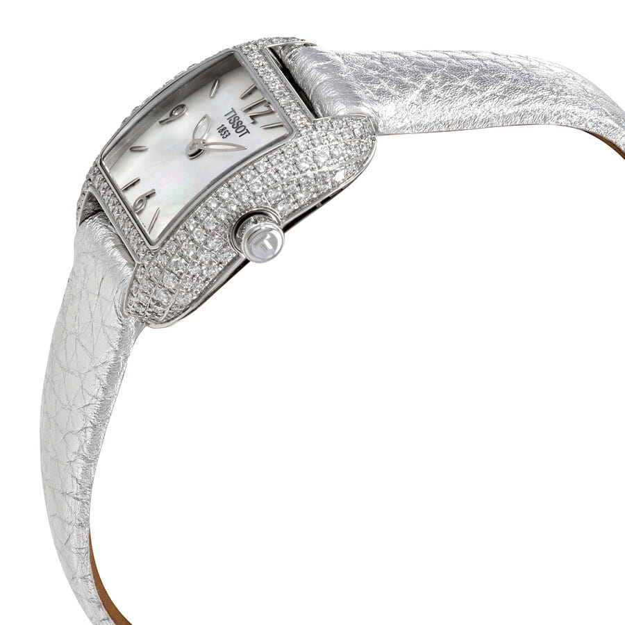 Tissot Tissot T-Lady T02.1.475.82 T Wave, наручные женские часы фото под углом