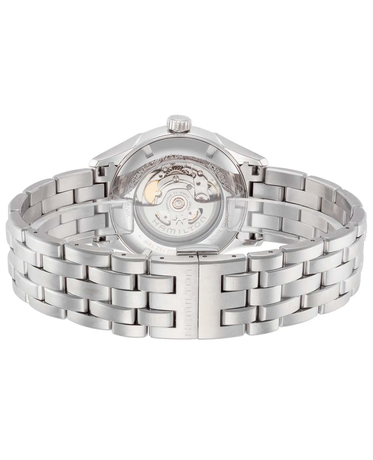 Hamilton Hamilton Jazzmaster Power Reserve Auto H32635122, jazzmaster швейцария мужские часы на браслете нержавеющая сталь боковой вид