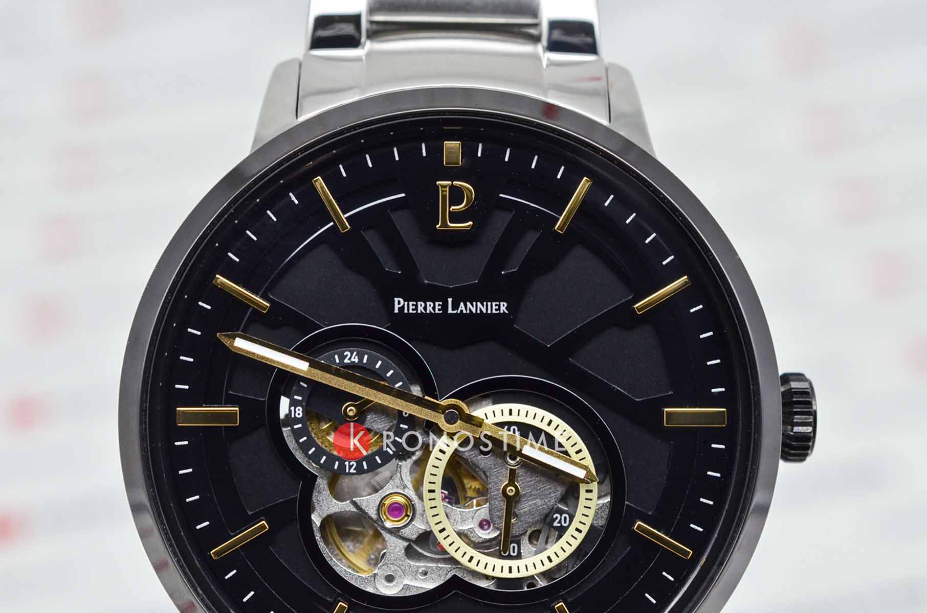 Pierre Lannier Pierre Lannier Trio 331H131,  франция мужские часы на браслете нержавеющая сталь 316l боковой вид