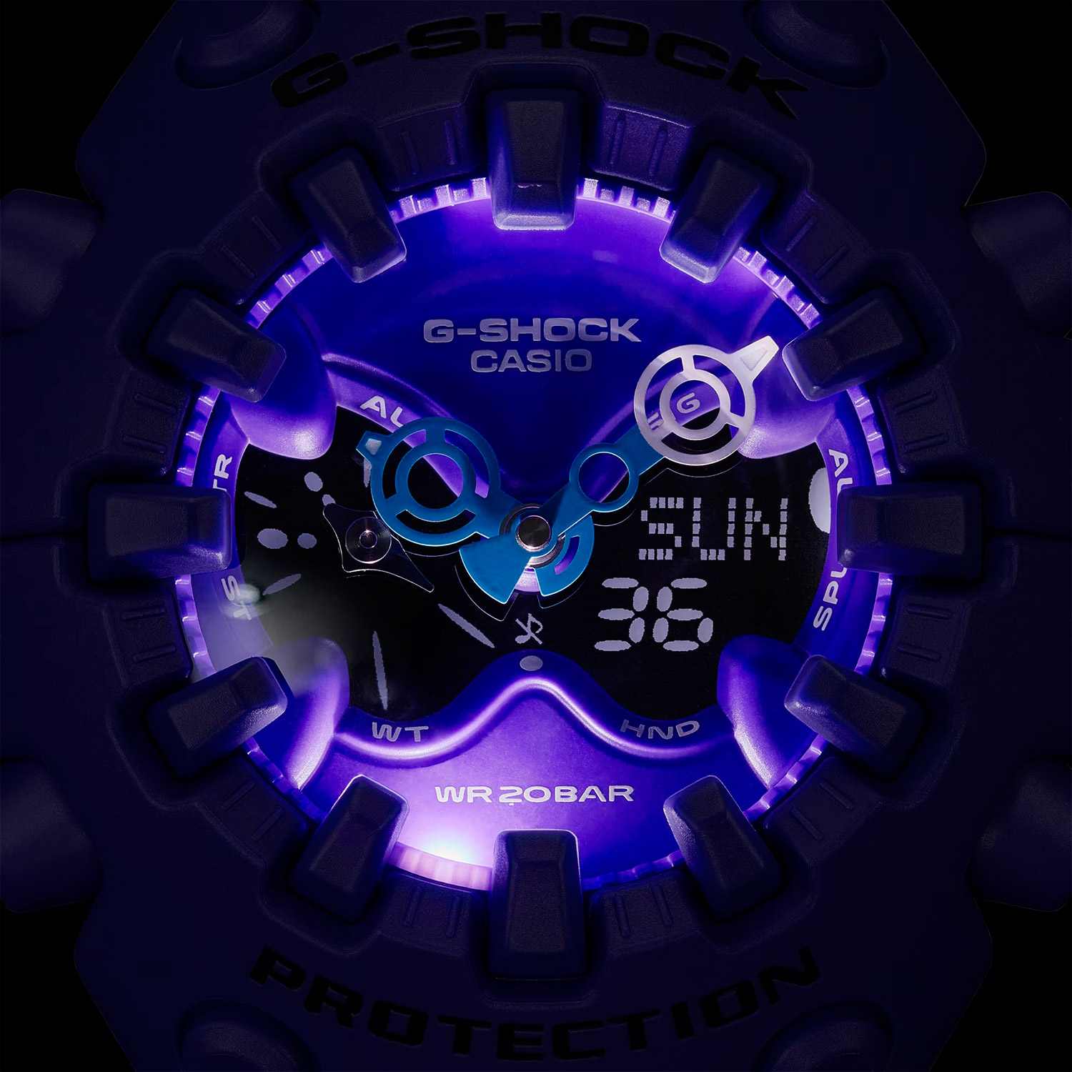 Casio Casio G-Shock GA-V01-2A GA, наручные мужские часы фото под углом