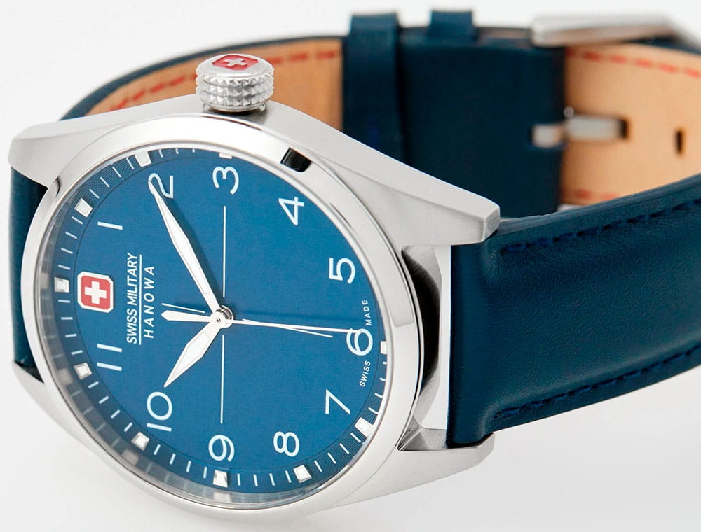 Swiss Military Hanowa Swiss Military Hanowa Driver SMWGA7000902 швейцария наручные мужские часы заводная головка с логотипом Swiss Military Hanowa
