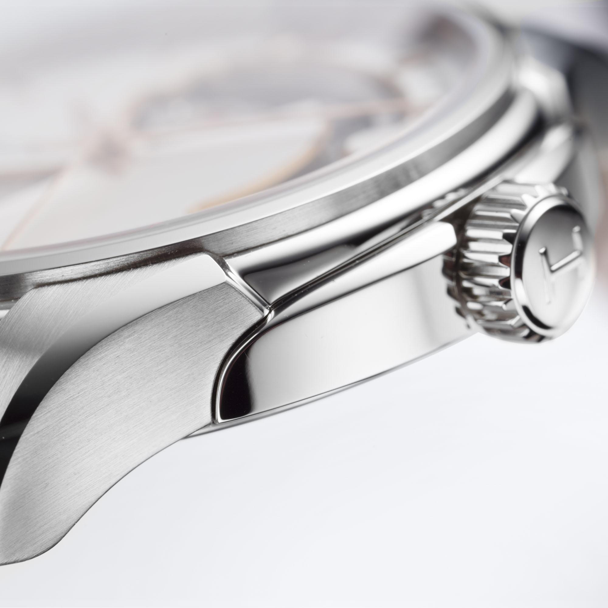 Оригинальные часы Hamilton Hamilton Jazzmaster Open Heart Auto H32565555 механические калибр механизма h-10 общий вид