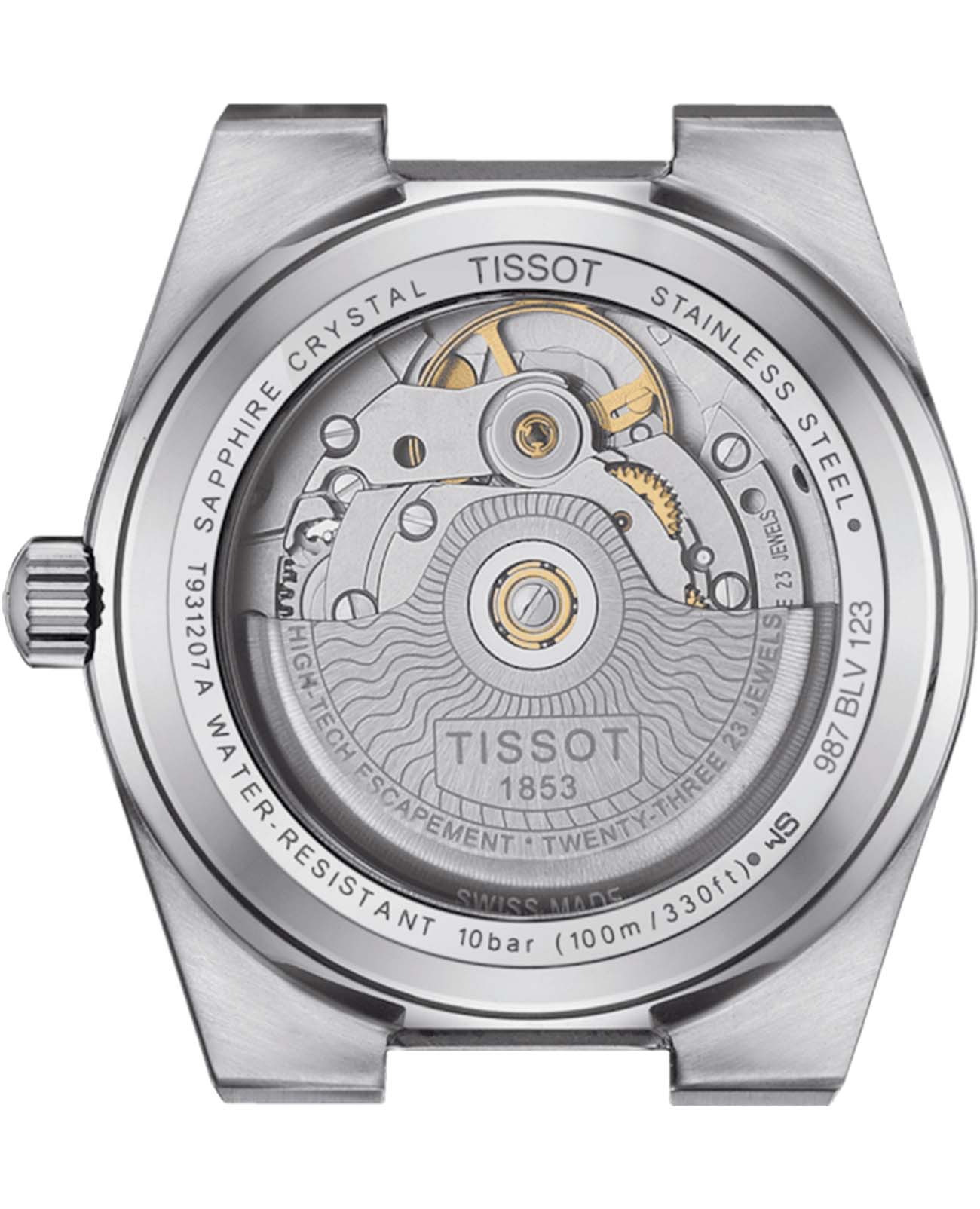 Оригинальные часы Tissot Tissot PRX Powermatic 80 Steel & 18k Gold T931.207.41.111.00 механические калибр механизма powermatic 80.111 общий вид