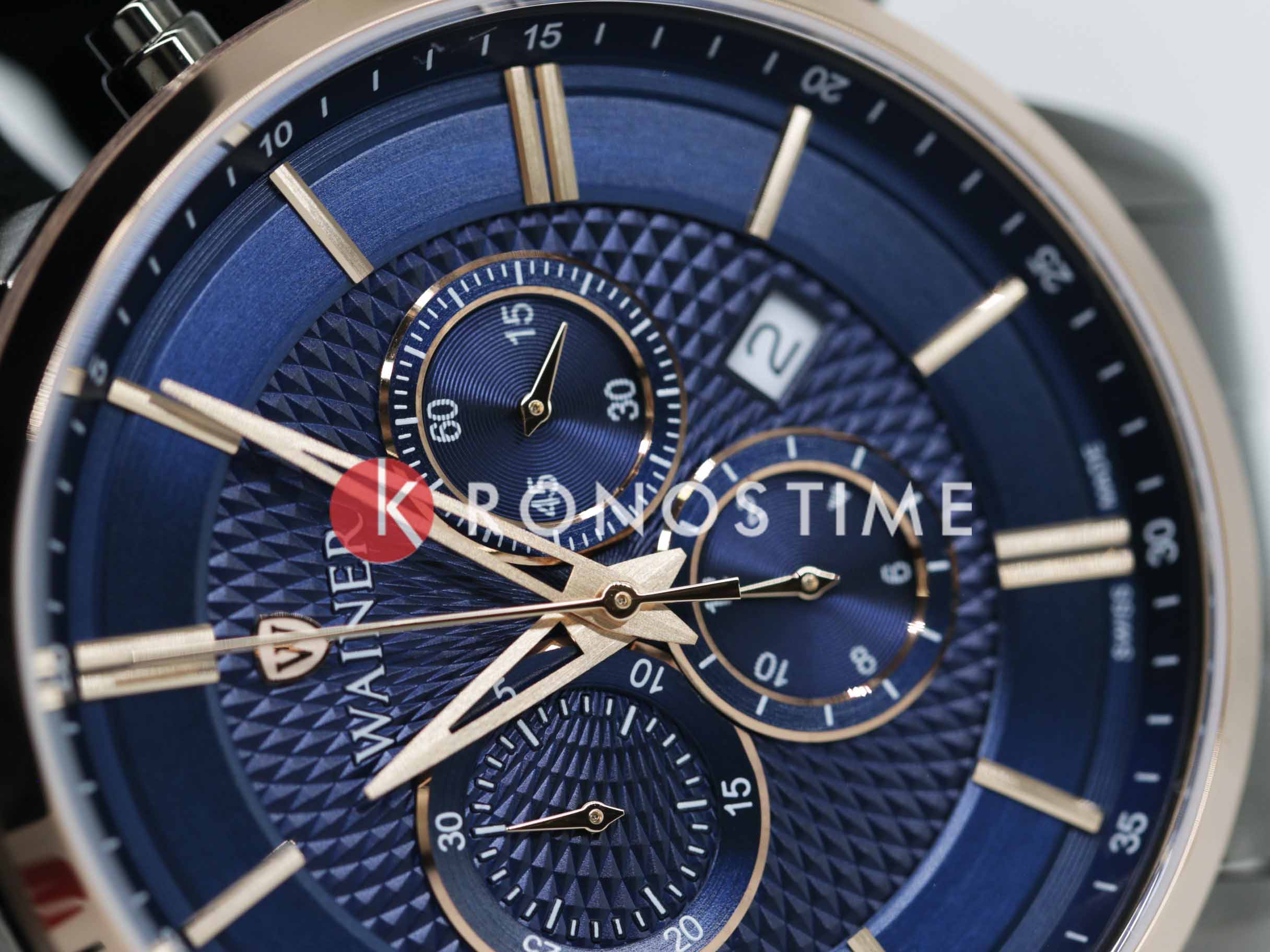 Wainer WA.19515-E мужские часы застежка крупным планом