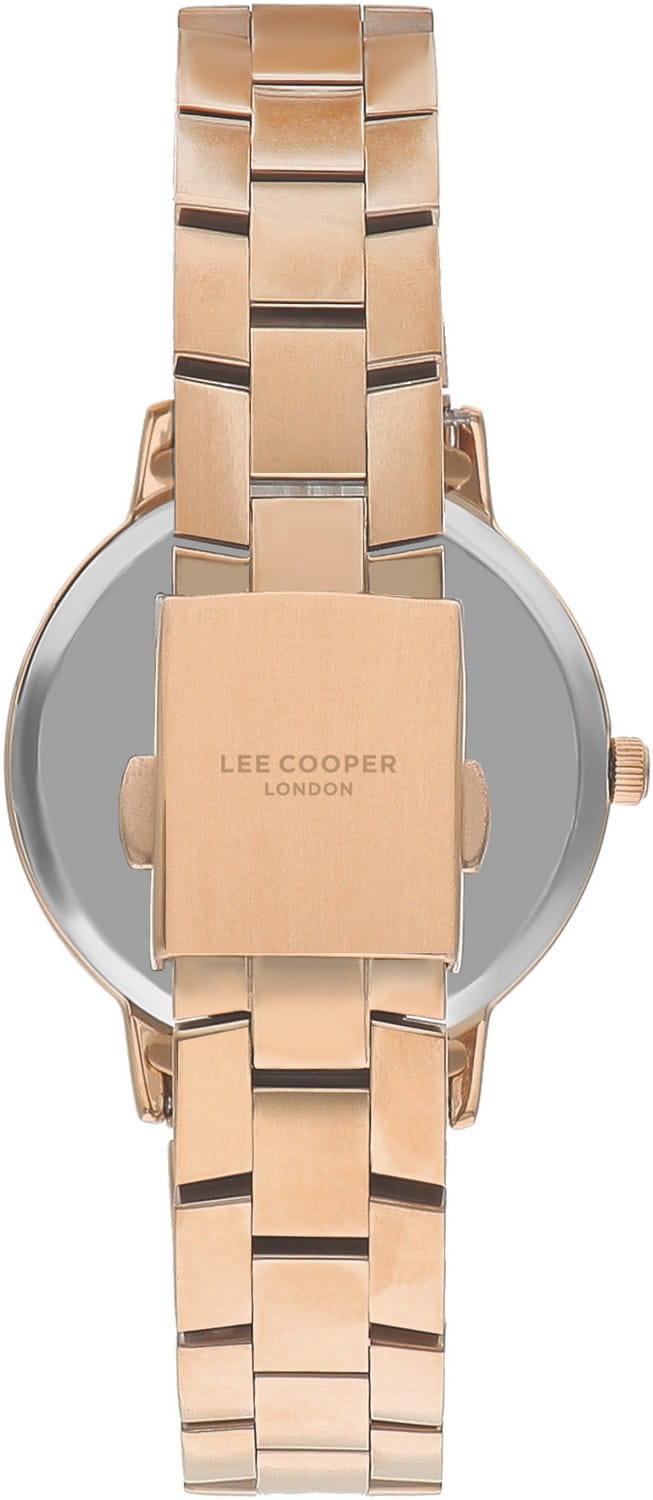 Lee Cooper Lee Cooper LC07580.430,  англия женские часы на браслете нержавеющая сталь с ip-покрытием боковой вид