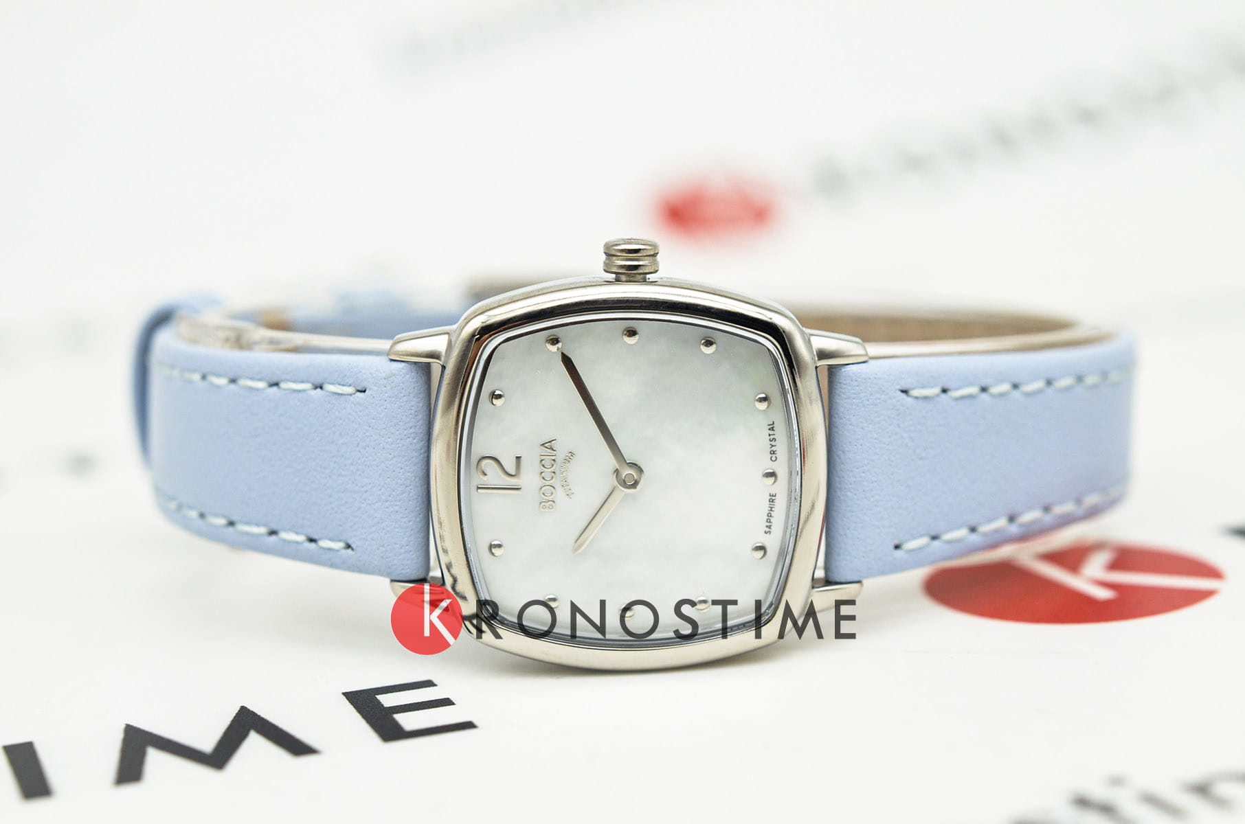Boccia Titanium Boccia Titanium Square 3343-05 , наручные женские часы фото под углом