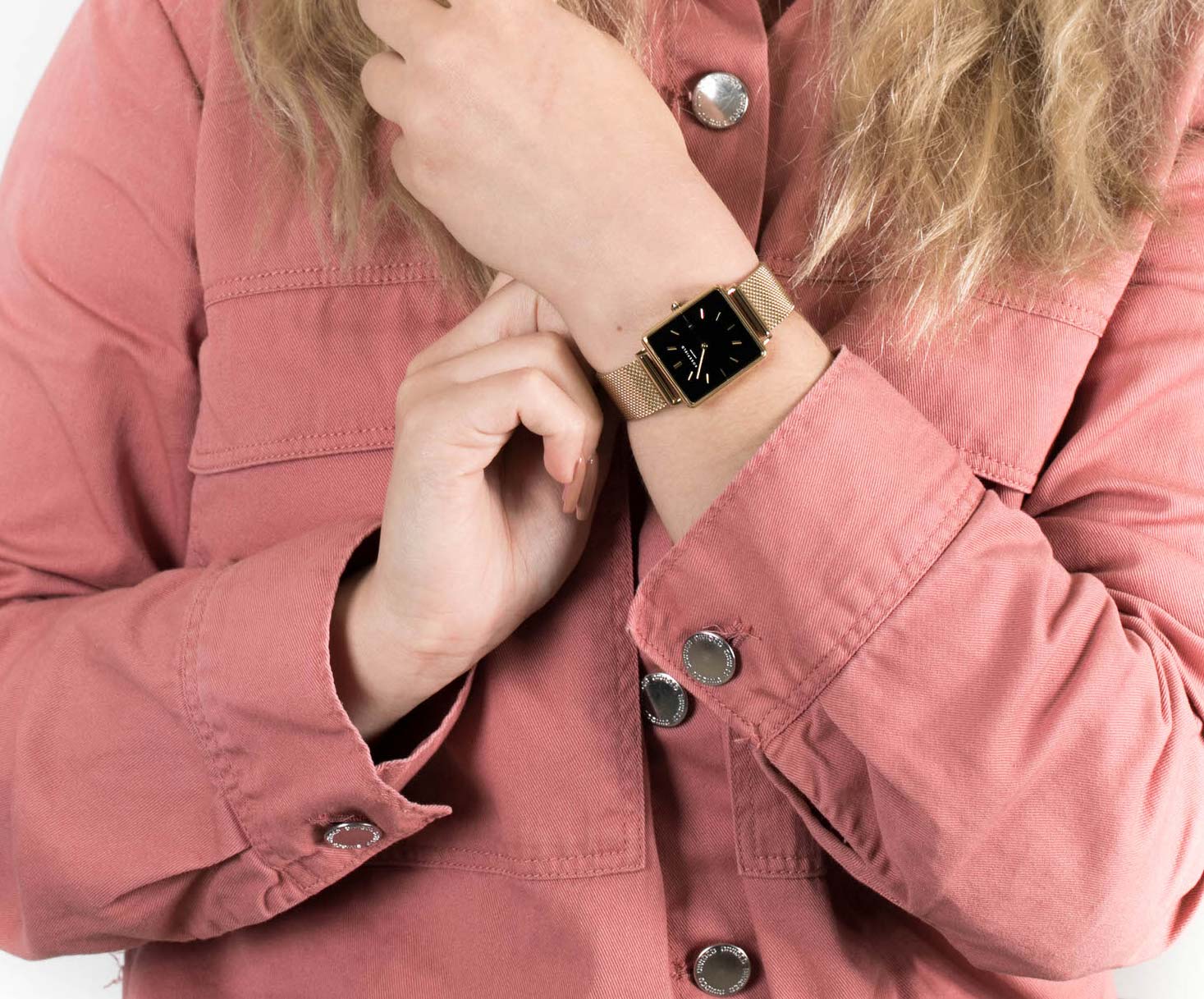 Оригинальные часы Rosefield Rosefield The Boxy QBMG-Q06 кварцевые калибр механизма miyota gm12 общий вид