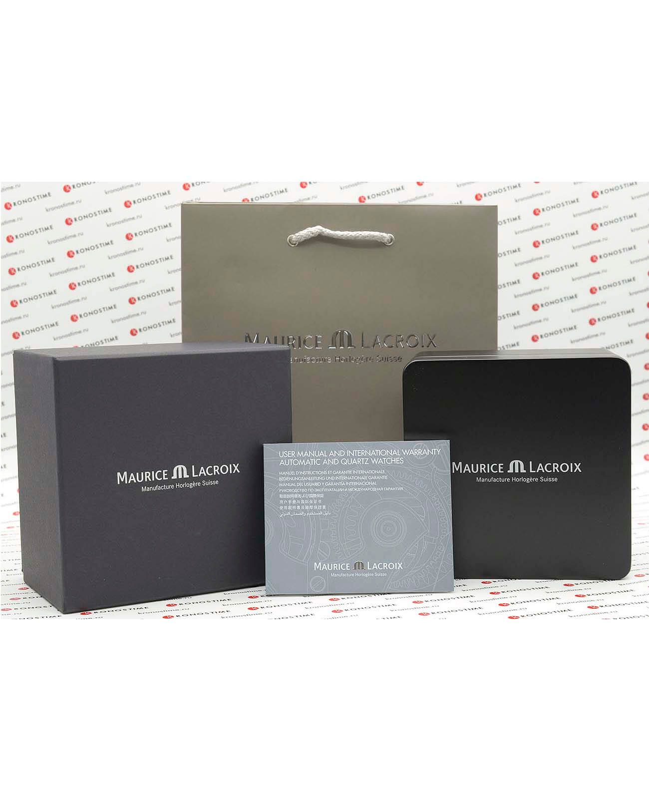 Оригинальные часы Maurice Lacroix Maurice Lacroix Masterpiece MP6028-SS001-001-1 механические калибр механизма ml206 общий вид