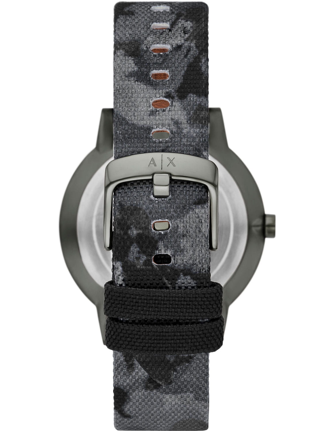 Armani Exchange Armani Exchange Cayde AX2752,  италия мужские часы на браслете кожа + текстиль боковой вид