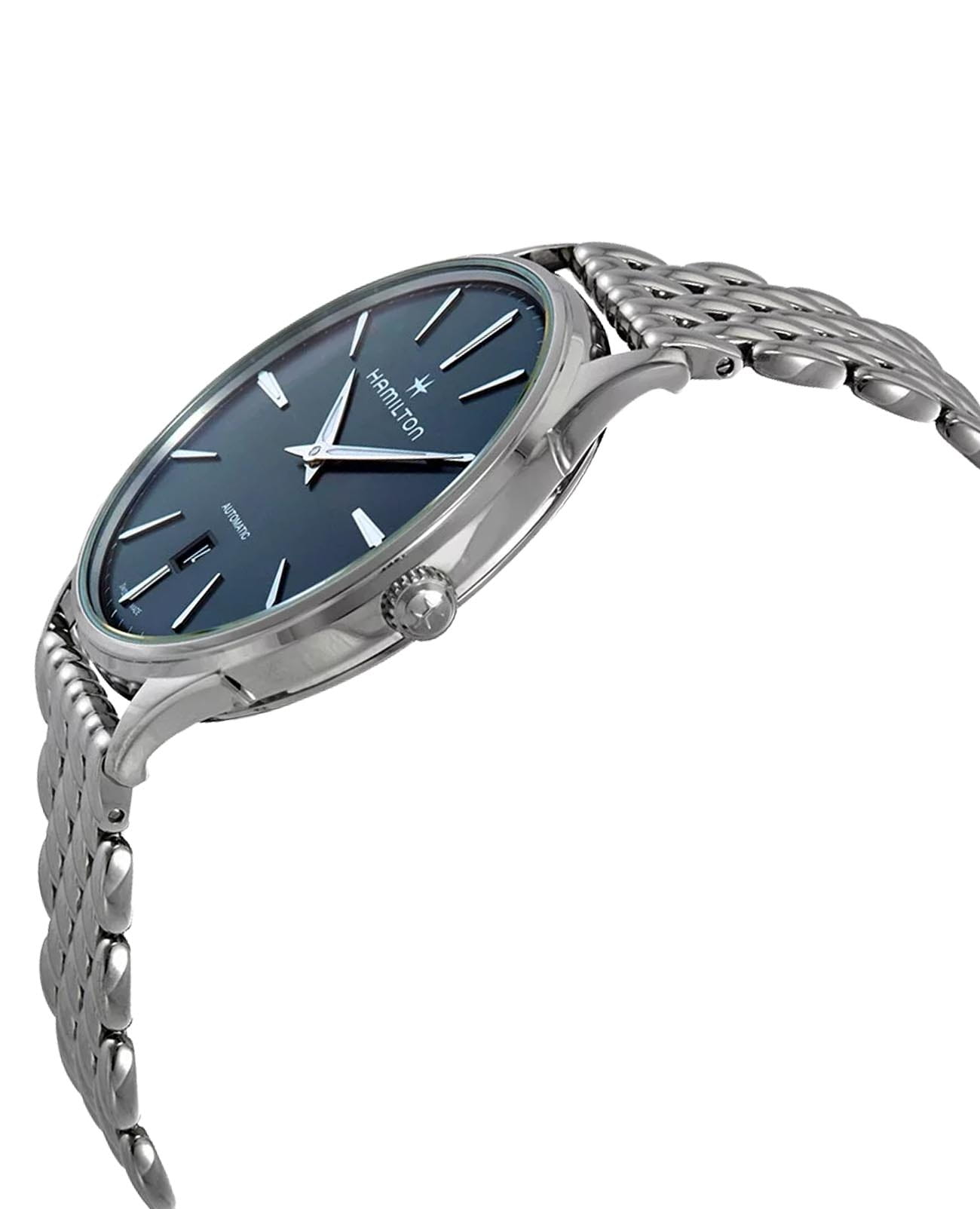 Hamilton Hamilton Jazzmaster Thinline Auto H38525141 , наручные мужские часы фото под углом