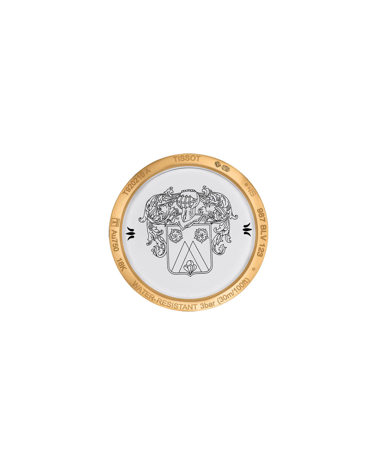 Tissot Tissot Vintage Lady 18K Gold T920.210.16.111.00, t gold швейцария женские часы на браслете кожаный боковой вид