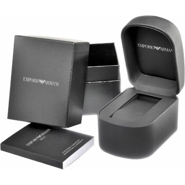Emporio Armani Emporio Armani AR11089 мужские часы синий циферблат на запястье