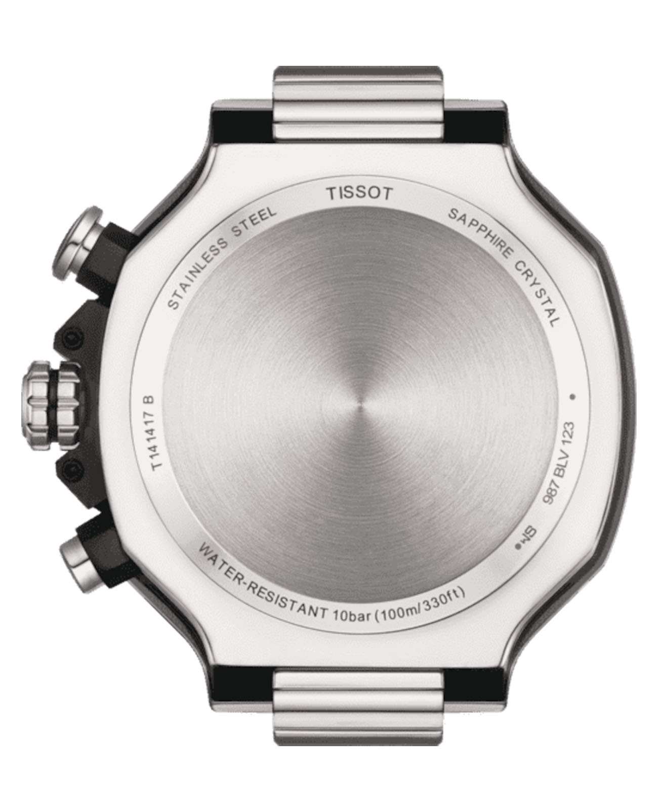 Tissot T1414171105101 мужские часы застежка крупным планом