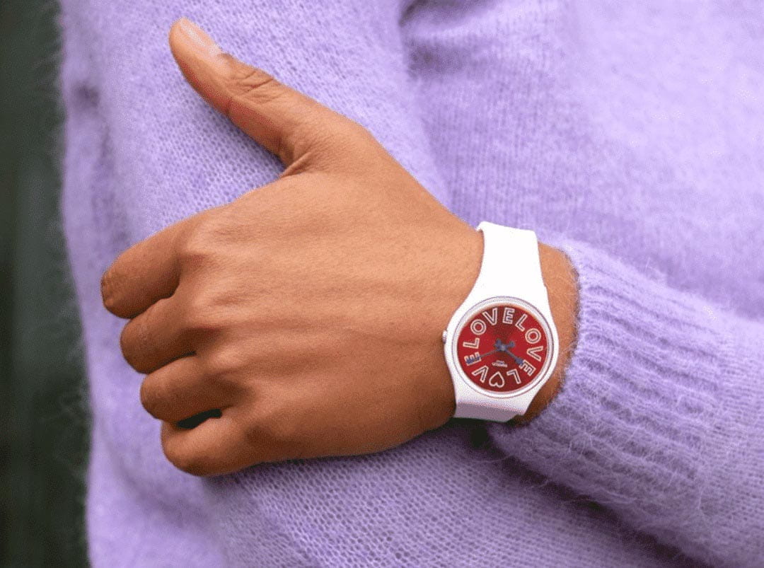 Оригинальные часы Swatch Swatch Gent Biosourced Standart SO28W109 кварцевые калибр механизма  общий вид