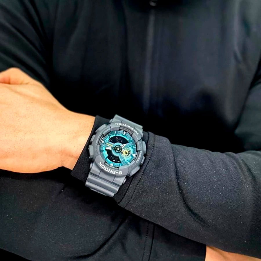 Оригинальные часы Casio Casio G-Shock GA-110AS-2A электронные калибр механизма  общий вид