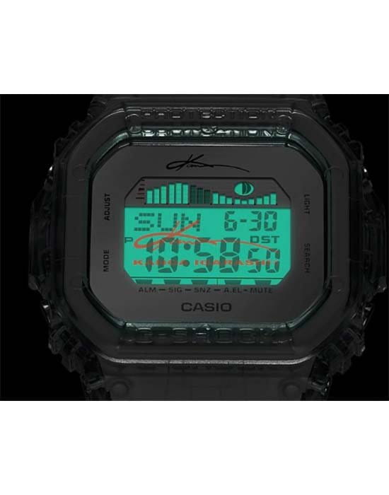 Casio Casio G-Shock GLX-5600KI-7 электронные мужские часы часы крупный план серый циферблата