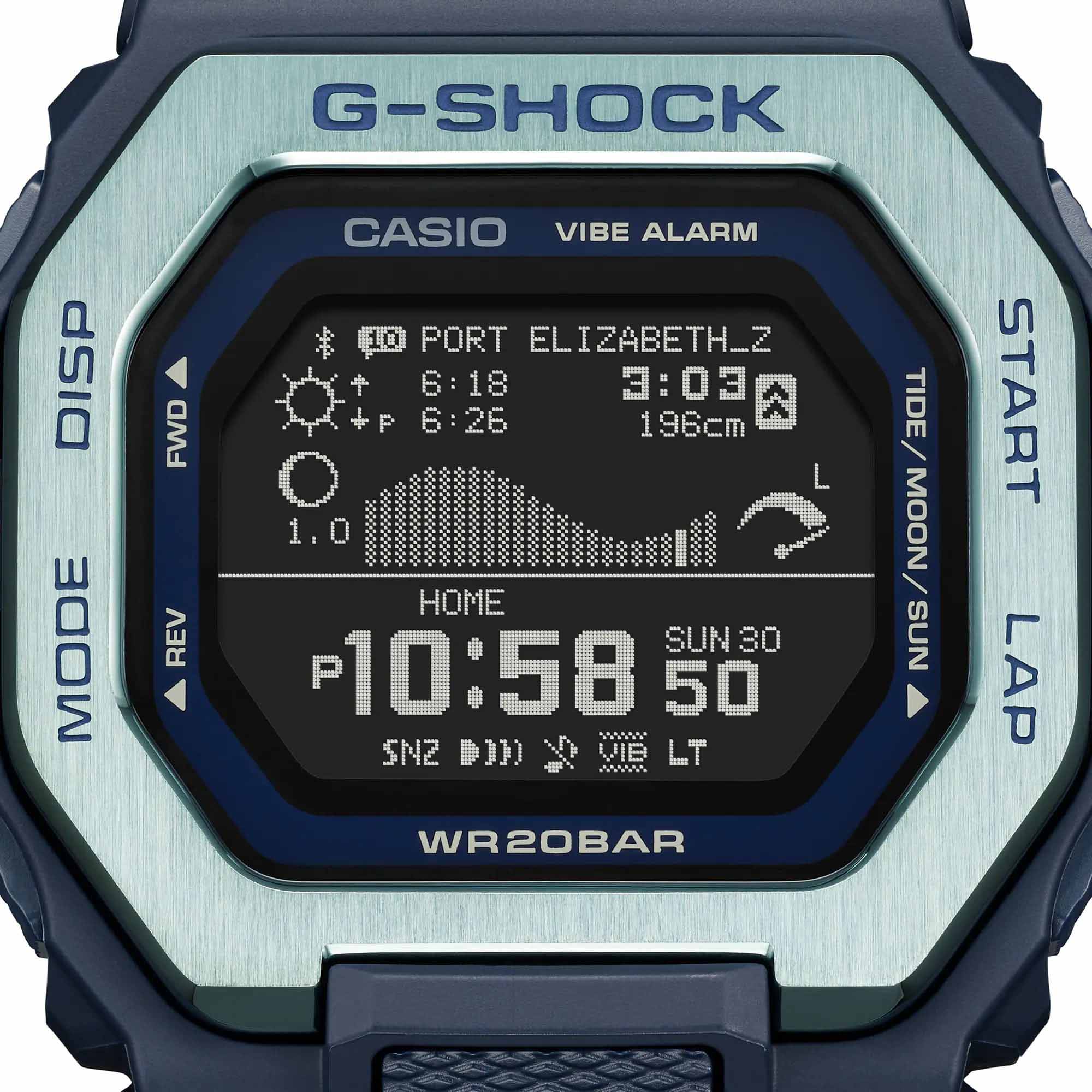Оригинальные часы Casio Casio G-Shock GBX-100TT-2 электронные калибр механизма  общий вид