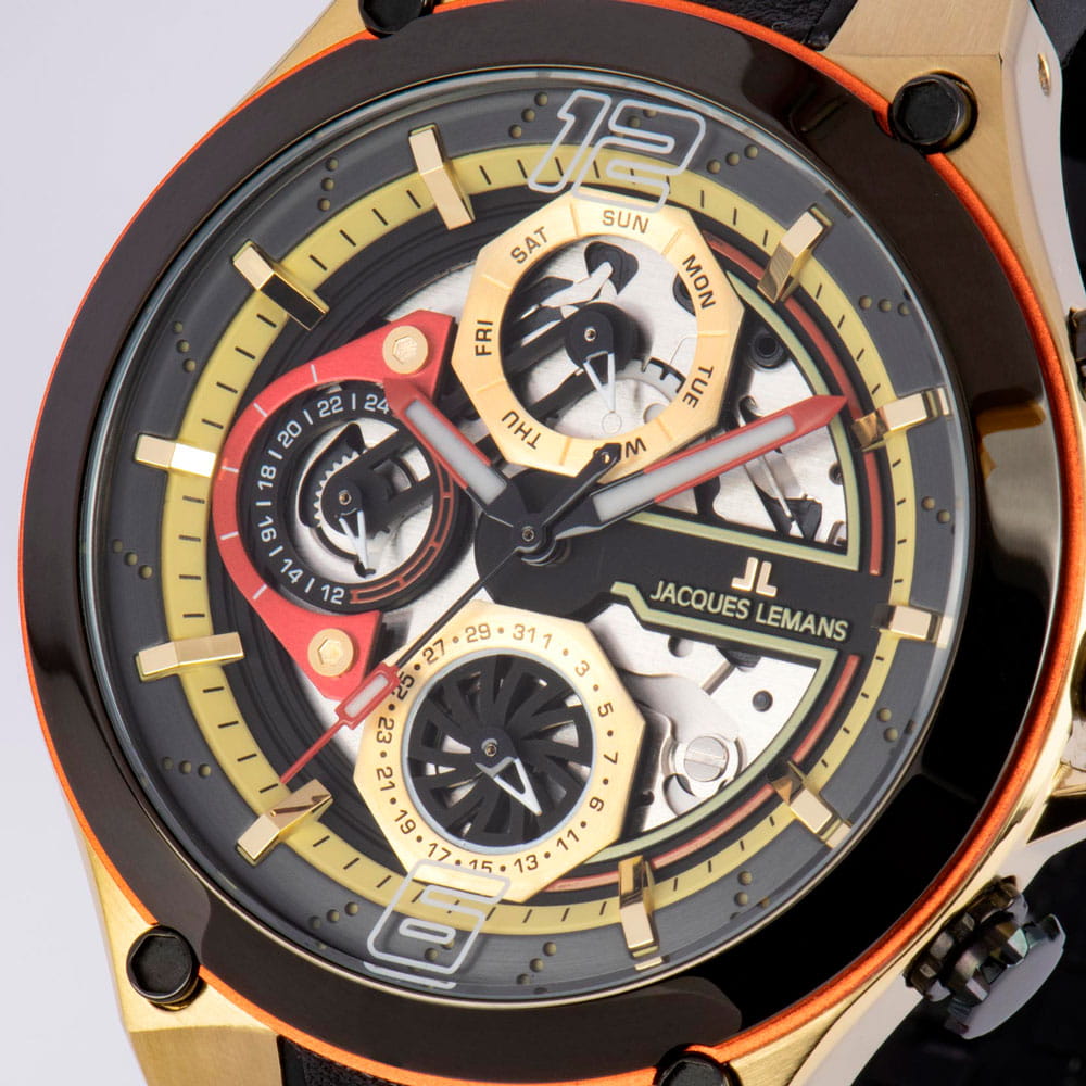 Оригинальные часы Jacques Lemans Jacques Lemans Sport 1-2150C кварцевые калибр механизма  общий вид