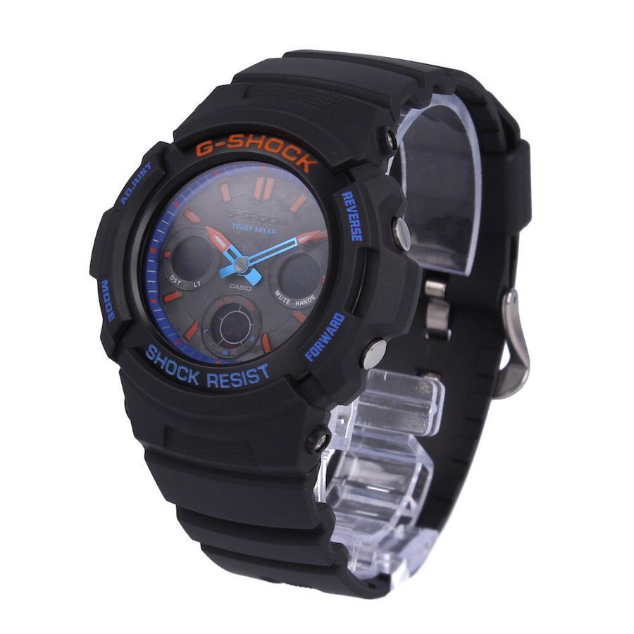 Casio Casio G-Shock AWR-M100SCT-1A, g-shock япония мужские часы на браслете пластик боковой вид