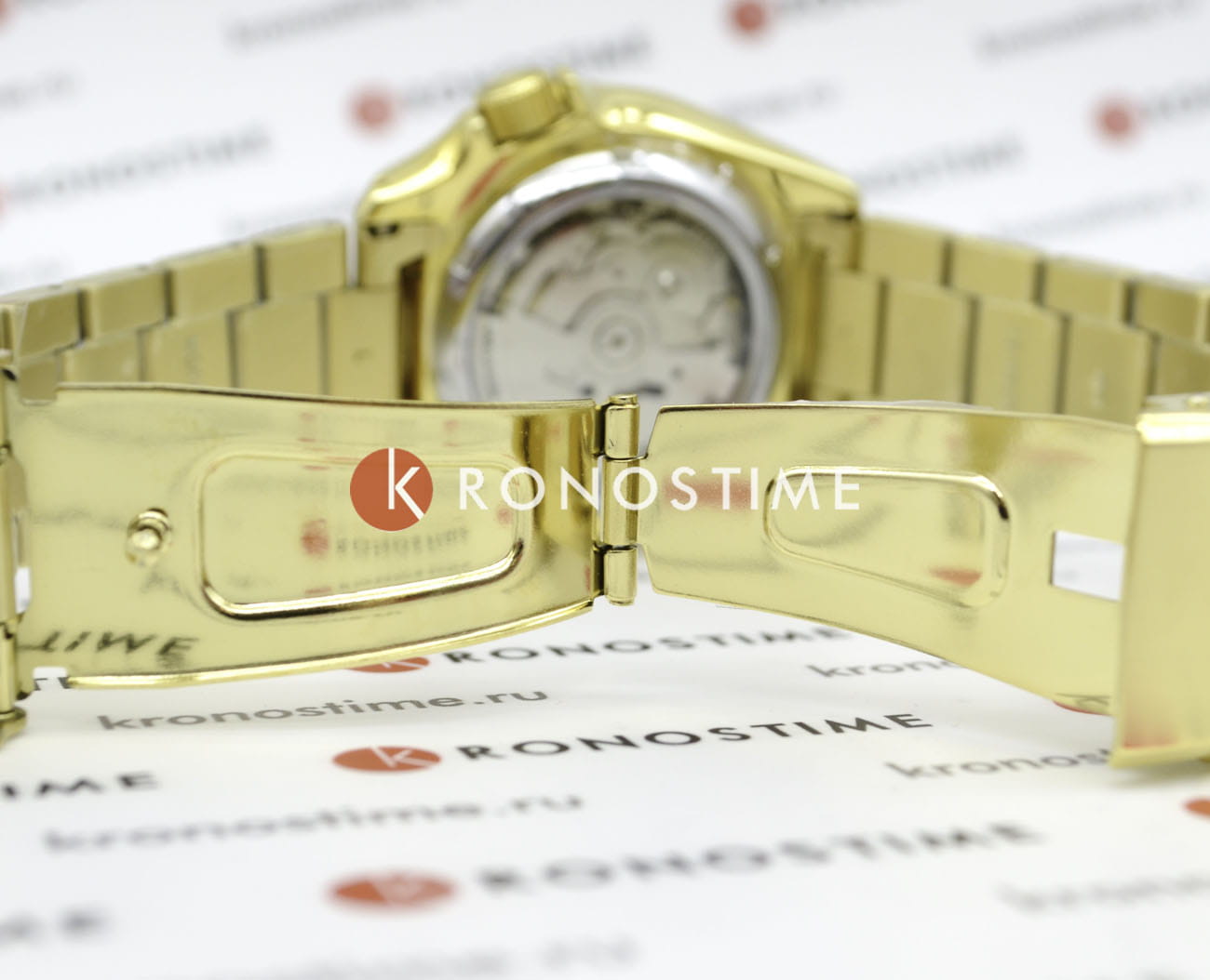 Seiko Seiko 5 Sports SRPE74K1 мужские часы золотой циферблат на запястье